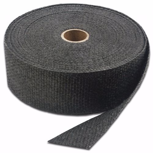 Exhaust Insulating Wrap Graphite Black Up To 2000 Degree F Thermo
