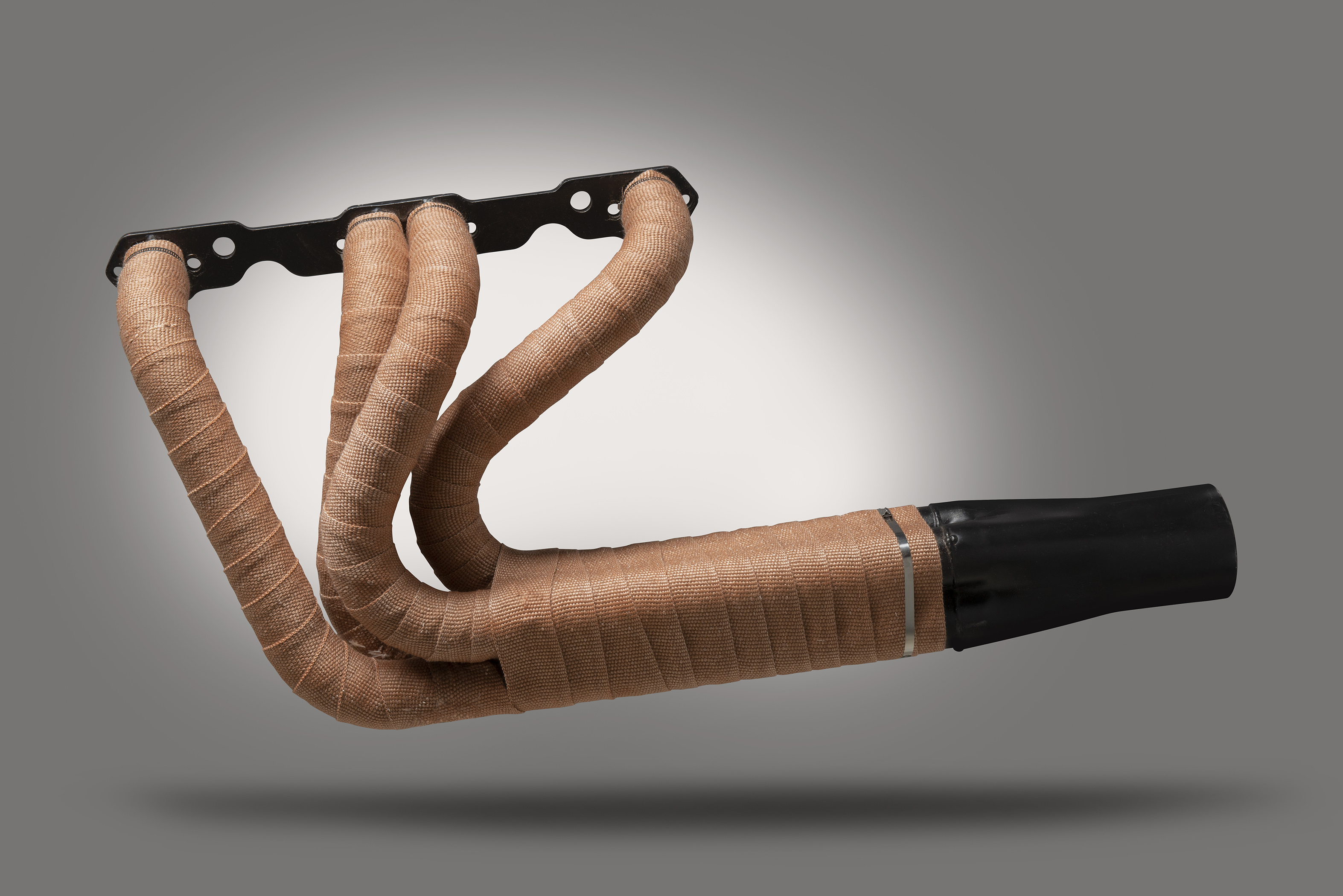 Titanium Copper Exhaust Insulating Header Wrap 1 in.×1/16 in.×50 ft and zip ties 